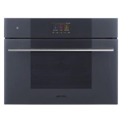 Smeg Linea 45cm Steam100 Pro Compact Oven - Neptune Grey