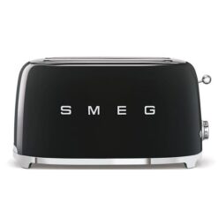 Smeg Retro Style 4 Slice Toaster Extra Wide - Black