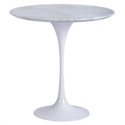 Susston Replica Saarinen Tulip Marble Side Table