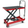 T-REX 230KG Hydraulic Scissor Lift Platform Trolley, Non-Skid Rubber Platform Pad, for Material Handling T-REX 230KG Hydraulic Scissor Lift Platform Trolley, Non-Skid Rubber Platform Pad, for Material Handling