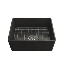 Turner Hastings Novi Fireclay Single Bowl Butler Sink - Matte Black