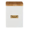 Typhoon Otto Square Tea Canister, 1.6 Litre, White