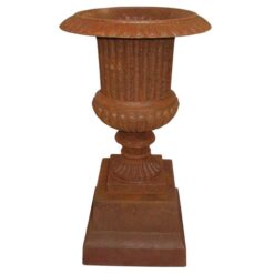 Venetian Cast Iron Pedestal Planter