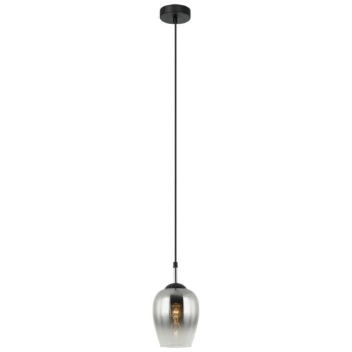 Vinum Glass Pendant Light, Chrome