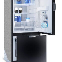 Vitrifrigo Slim 250 CHR 250 Litre Black Compressor Fridge Freezer