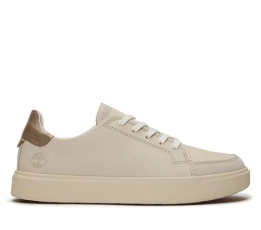 Women's Emerson Street Low Lace Up Sneaker Beige 6 US Womens