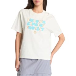 Women's Front Graphic Short-Sleeve T-Shirt White