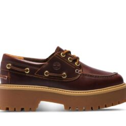 Women's Stone Street Premium Boat Shoe Red 6 US Womens
