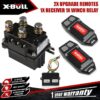 X-BULL 12V Winch Remote Control Winch Relay Solenoid Twin Handset Easy to Install