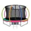 10FT Trampoline for Kids w/ Ladder Enclosure Safety Net Rebounder Colors