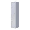 2-Door Vertical Locker for Office Gym Shed School Home Storage