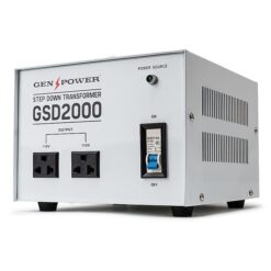 2000W GENPOWER Step Down Transformer 240V-110V Stepdown Voltage Converter AU-US