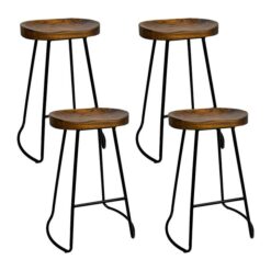 4x Bar Stools Tractor Seat 65cm