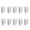 50 Pack White Happy Birthday Luminary Paper Candle Tea Light Lantern Bags Garden Anniversary Birthday Night Decorations Evening Party