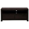 Amsterdam Mahogany Timber 2 Drawer TV Unit, 120cm, Chocolate
