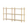 Artiss Bookshelf 3 Tiers Bookcase Display Shelves Wooden Storage Stand Rack Pine