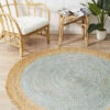 Atrium Polo Blue By Rug Culture - 240X240CM - ROUND