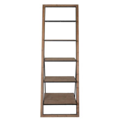 Aven Fir Timber & Iron Ladder Display Shelf