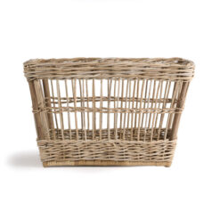 Avignon Cane Rattan Rectangular Basket, Large