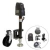 Black Jack MAXI Electric Trailer Jack Bundle with Harness kit & Jockey Wheel