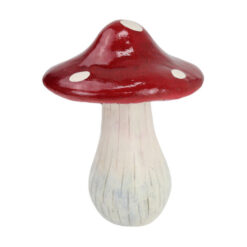 Drifona Solar Powered Light Up Magnesia Mushroom Garden Decor
