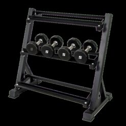 Dumbbell Rack Storage Stand Hex Weight Heavy Duty 3 Tier Wide Home Gym Fitness