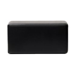 Durafurn European Made Commercial Grade Vinyl Ottoman Bench, 120cm, Black