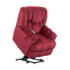 Ellin Suede Fabric Electric Recliner Lift Chair, Burgundy