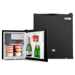 GECKO 57L Portable Camping Bar Fridge with Freezer 12V/24V/240V, Black
