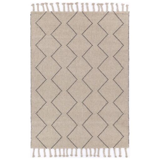 Goa No.02 Hand Tufted Modern Wool Rug, 400x300cm, Ash