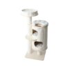 HONEYPOTCAT PURRING Plush & Sisal Barrel Cat Tower - 122cm