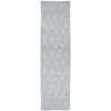 Himalaya No.700 Handwoven Tribal Wool Runner Rug, 300x80cm, Grey
