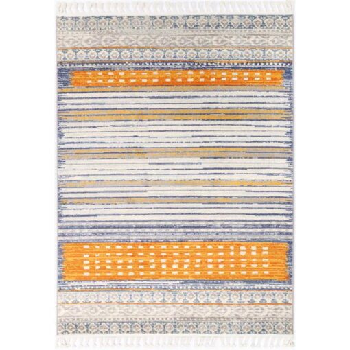 Inca Cajamarca Modern Rug, 330x240cm, Mustard