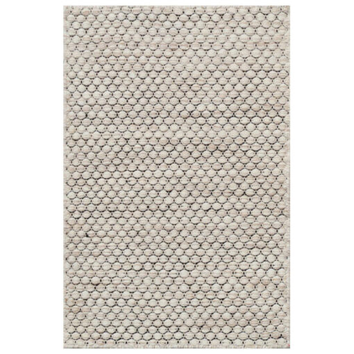 Marble Handwoven Wool Rug, 60x90cm, Cream / Beige