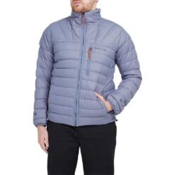 Men's Bear Head Rec Down Jacket Grey