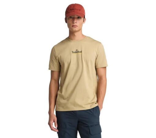 Men's Washed Back On The Road Graphic T-Shirt Yellow