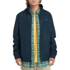 Men's Water Resistant Bomber Jacket Blue