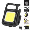 Mini Waterproof Rechargeable LED Light USB Flashlight-Lamp Torch Pocket Keychain