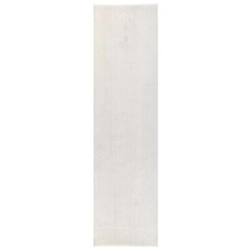 Montana Plush Modern Runner Rug, 300x80cm, Cream