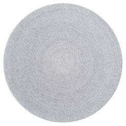 Orbit No.6223 Handwoven Indoor / Outdoor Round Rug, 120cm, Moonstone
