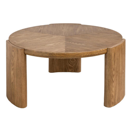 Orbita Wooden Round Coffee Table, 81cm