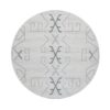 Paradise Cala Modern Round Rug, 240cm, Grey