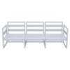 Siesta Mykonos Outdoor Sofa, 3 Seater, Silver Grey