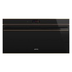 Smeg 90cm Dolce Stil Novo Pyrolitic Touch Con Oven - Black