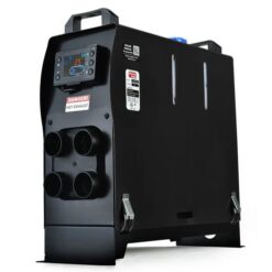THERMOMATE 12V 5kW All-In-One Diesel Air Heater for Caravan Camper Trailer Van Motorhome RV, Black