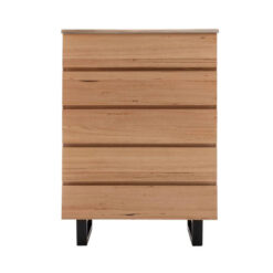 Varneth Messmate Timber 5 Drawer Tallboy