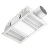 Ventair Airbus 3-in-1 Filament Radiant Bathroom Heater with Exaust & LED Panel Light, White