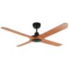 Ventair Spyda Commercial Grade Indoor / Outdoor 4 Blade Ceiling Fan, 140cm/56", Teak