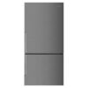 Westinghouse 496-Liter Bottom Mount Refrigerator - Black Stainless Steel