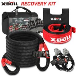 X-BULL 4X4 Small Recovery Kit, Black